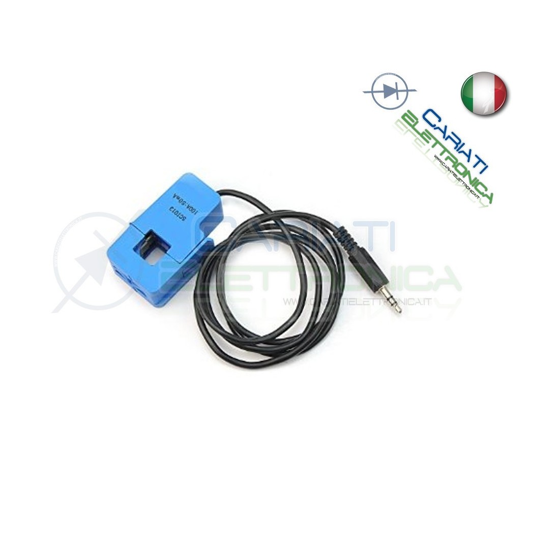Sensore di Corrente SCT013 100A Amperometro Arduino Pic