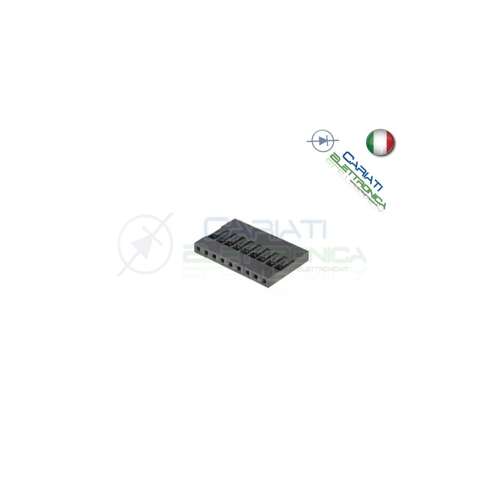 10 PEZZI Connettore Connettori DUPONT 9 Poli