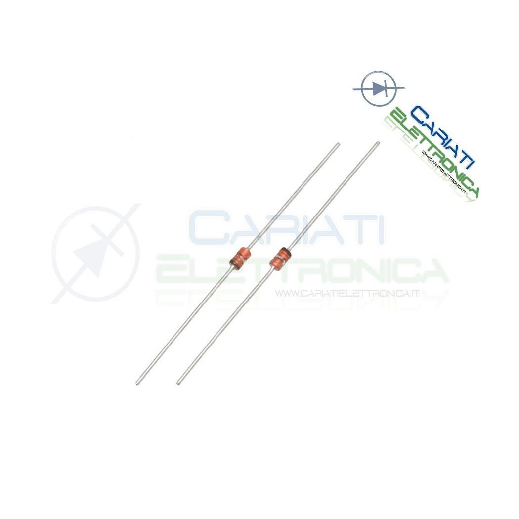 10 PEZZI Diodi Zener 5,1V 500mW BZX 55 C 5V1