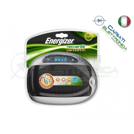 CARICABATTERIE ENERGIZER UNIVERSALE PILE AA / AAA / C / D / 9v CARICA VELOCEEnergizer