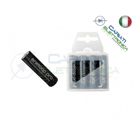 4 STILO AA BATTERIE RICARICABILI ENELOOP PRO PANASONIC ex SANYO XX 2550 mAhPanasonic