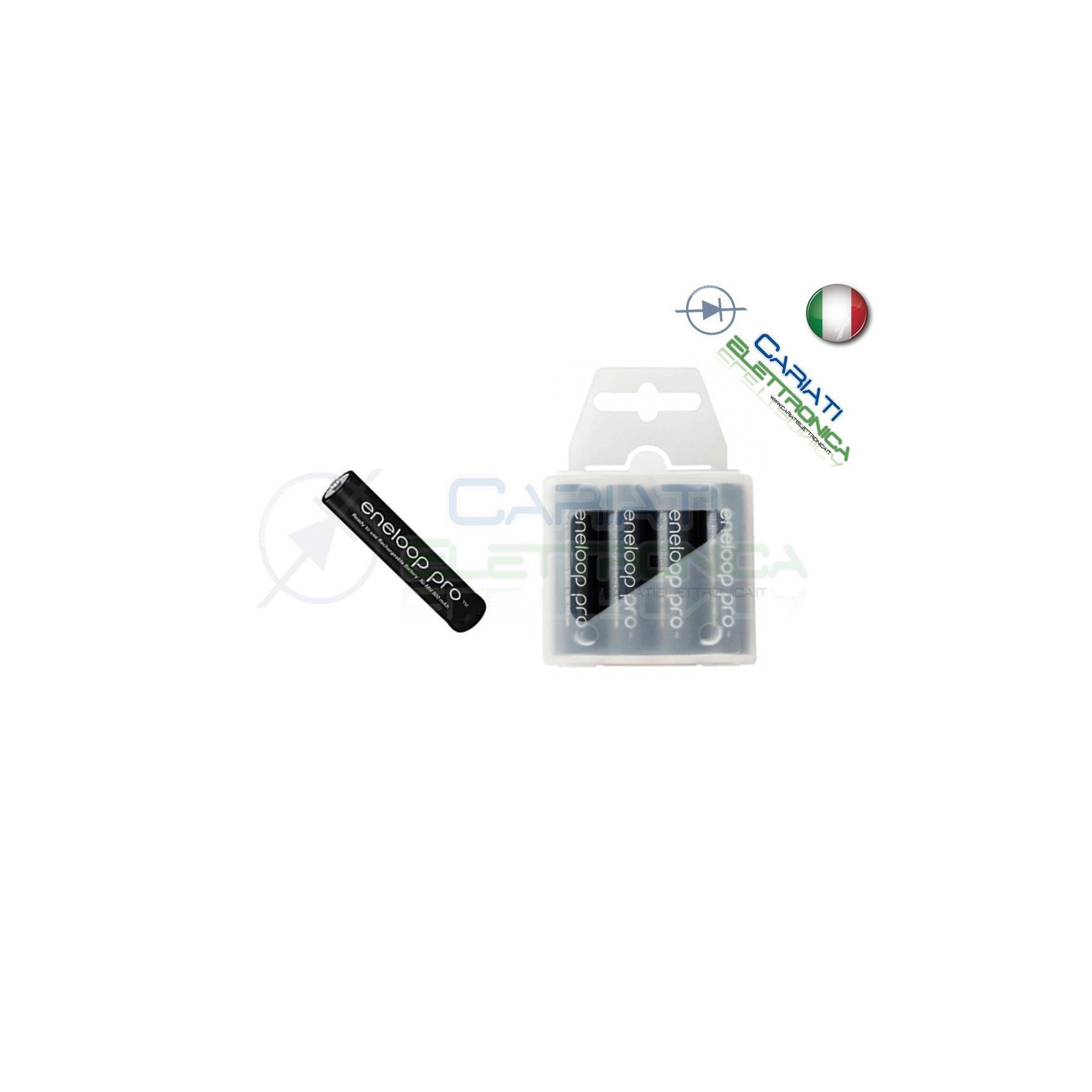 4 STILO AAA BATTERIE RICARICABILI ENELOOP PRO PANASONIC ex SANYO XX 950 mAhPanasonic