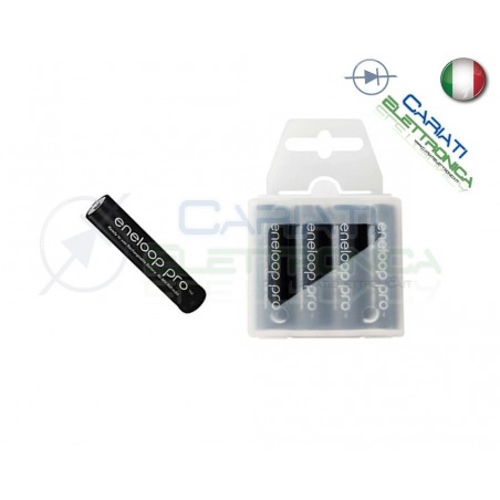 4 STILO AAA BATTERIE RICARICABILI ENELOOP PRO PANASONIC ex SANYO XX 950 mAhPanasonic