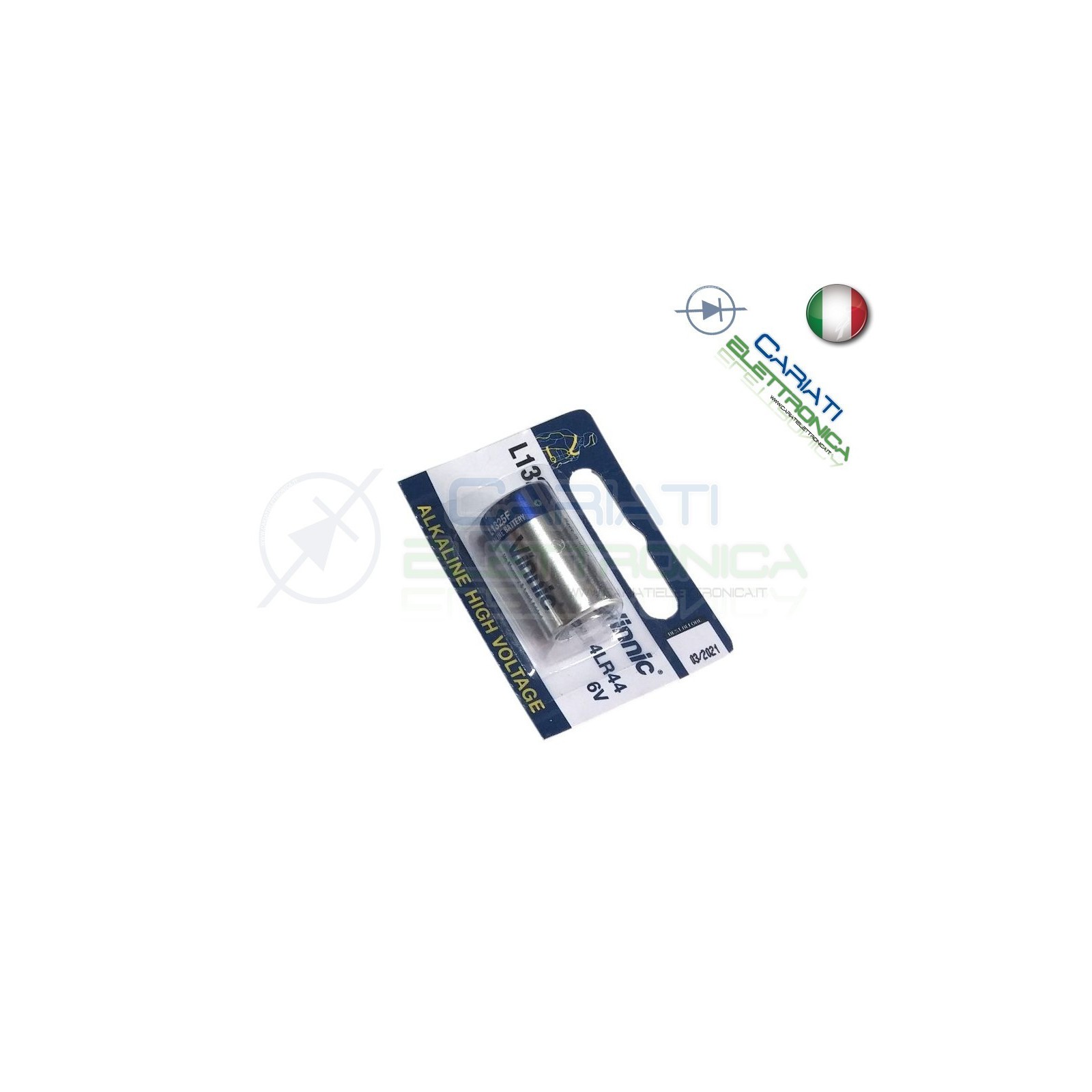 PILA BATTERIA VINNIC ALCALINA 6V 4LR44 476A A544 PX28 4G13 L1325