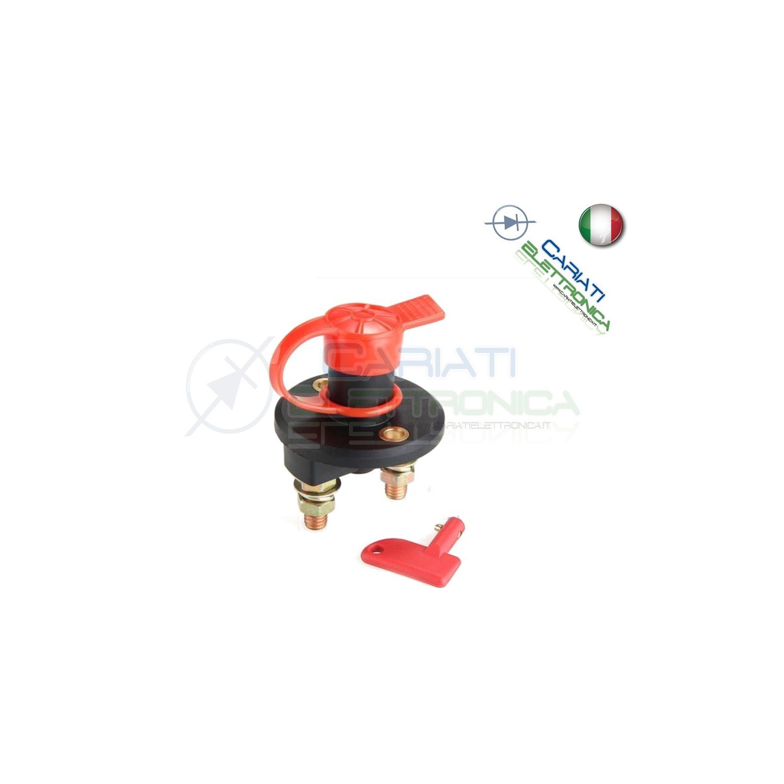 Interruttore Batteria Staccabatteria 100A 12v 24V Chiave Auto CAMPER
