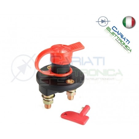 Interruttore Batteria Staccabatteria 100A 12v 24V Chiave Auto CAMPER