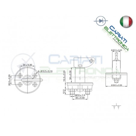 Interruttore Batteria Staccabatteria 100A 12v 24V Chiave Auto CAMPER