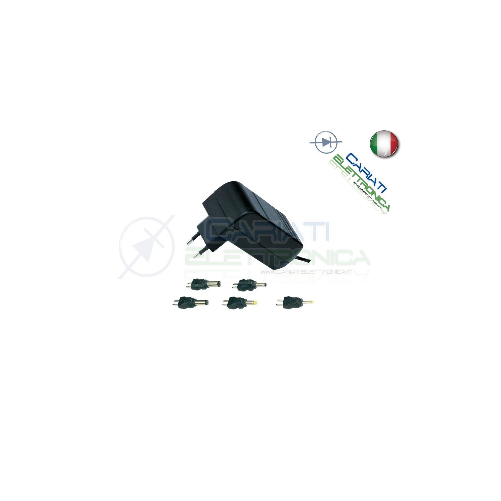 Alimentatore Trasformatore 6V 1A con Vari Attacchi di Uscita