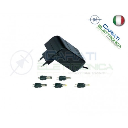Alimentatore Trasformatore 6V 1A con Vari Attacchi di Uscita