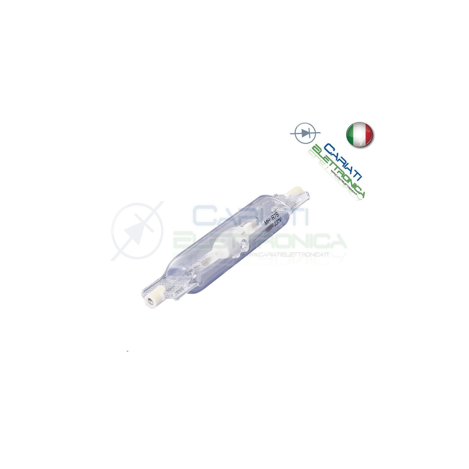 Lampada agli alogenuri metallici RX7S 4000K 150W 230V