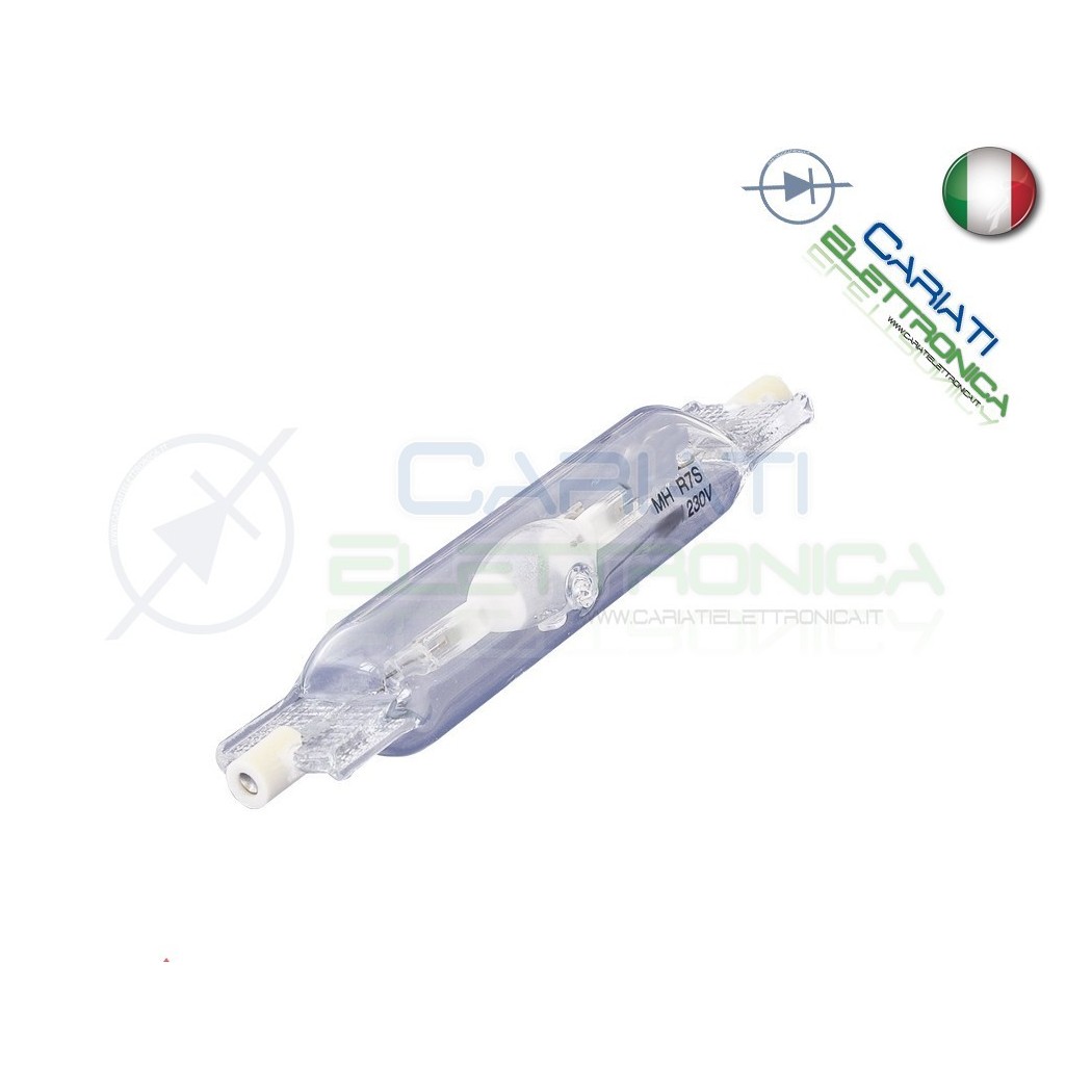 Lampada agli alogenuri metallici RX7S 3000K 70W 230V