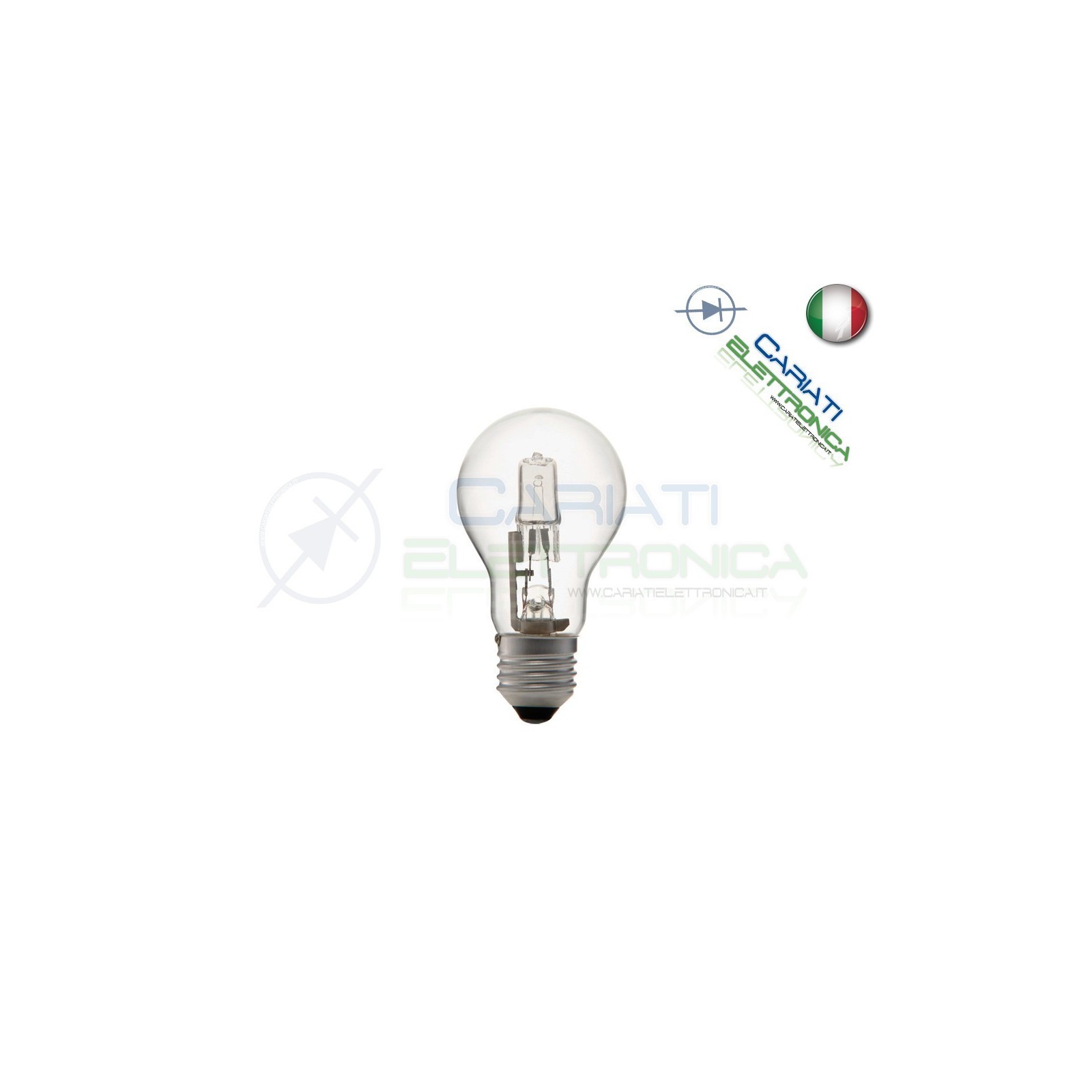 Lampadina Goccia Alogena 28w E27 ECO Risparmio Energetico Casa 230V