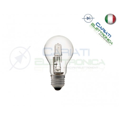 Lampadina Goccia Alogena 28w E27 ECO Risparmio Energetico Casa 230V