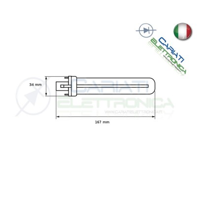 Lampada Lampadina 2pin G24d G24 a Risparmio Energetico 26w 4000K