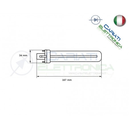 Lampada Lampadina 2pin G24d G24 a Risparmio Energetico 26w 4000K