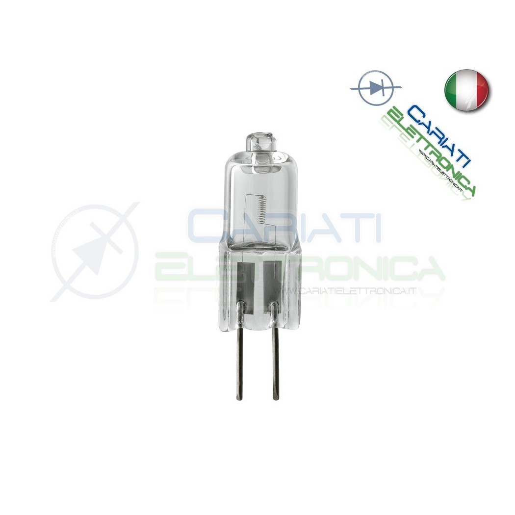 Lampada Lampadina Luce BISPINA alogena G4 LUCE CALDA GIALLA 10w
