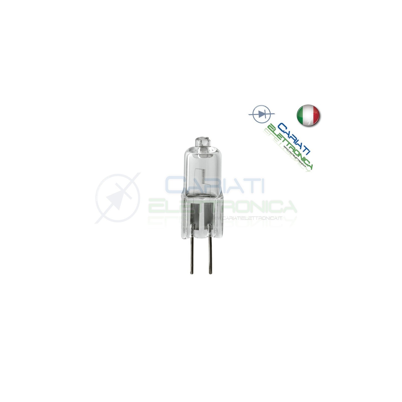 5 PEZZI Lampada Lampadina Luce BISPINA alogena G4 LUCE CALDA GIALLA 10w