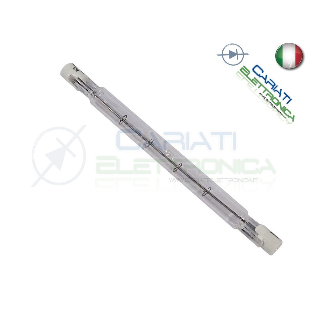 5 PEZZI Lampada Lampadina J118 500W 118mm 230V