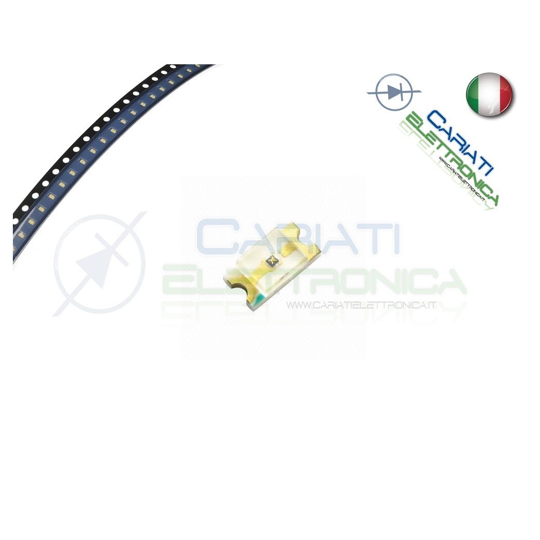 10 Led smd 0603 BLU alta luminosità Generico