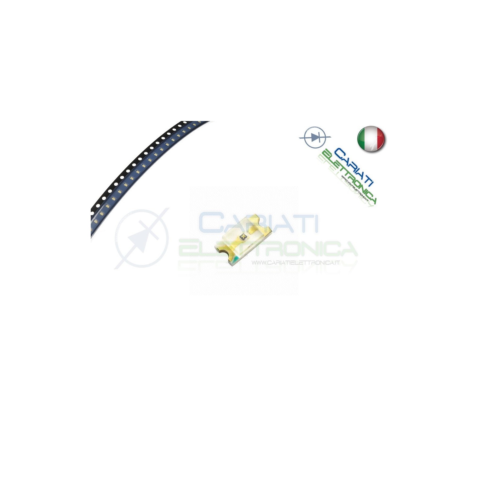 10 Led smd 0603 ROSSO Rossi alta luminosità