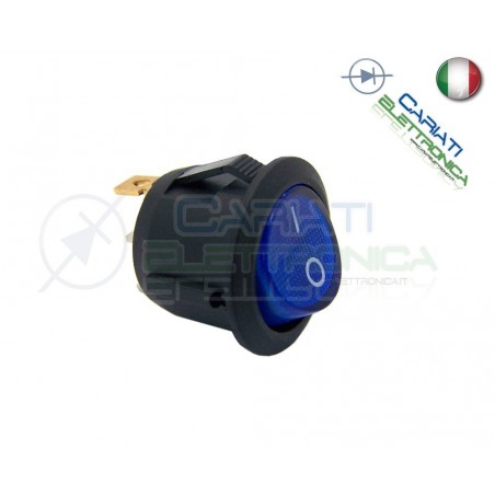Interruttore Con Led Blu 20A 12V