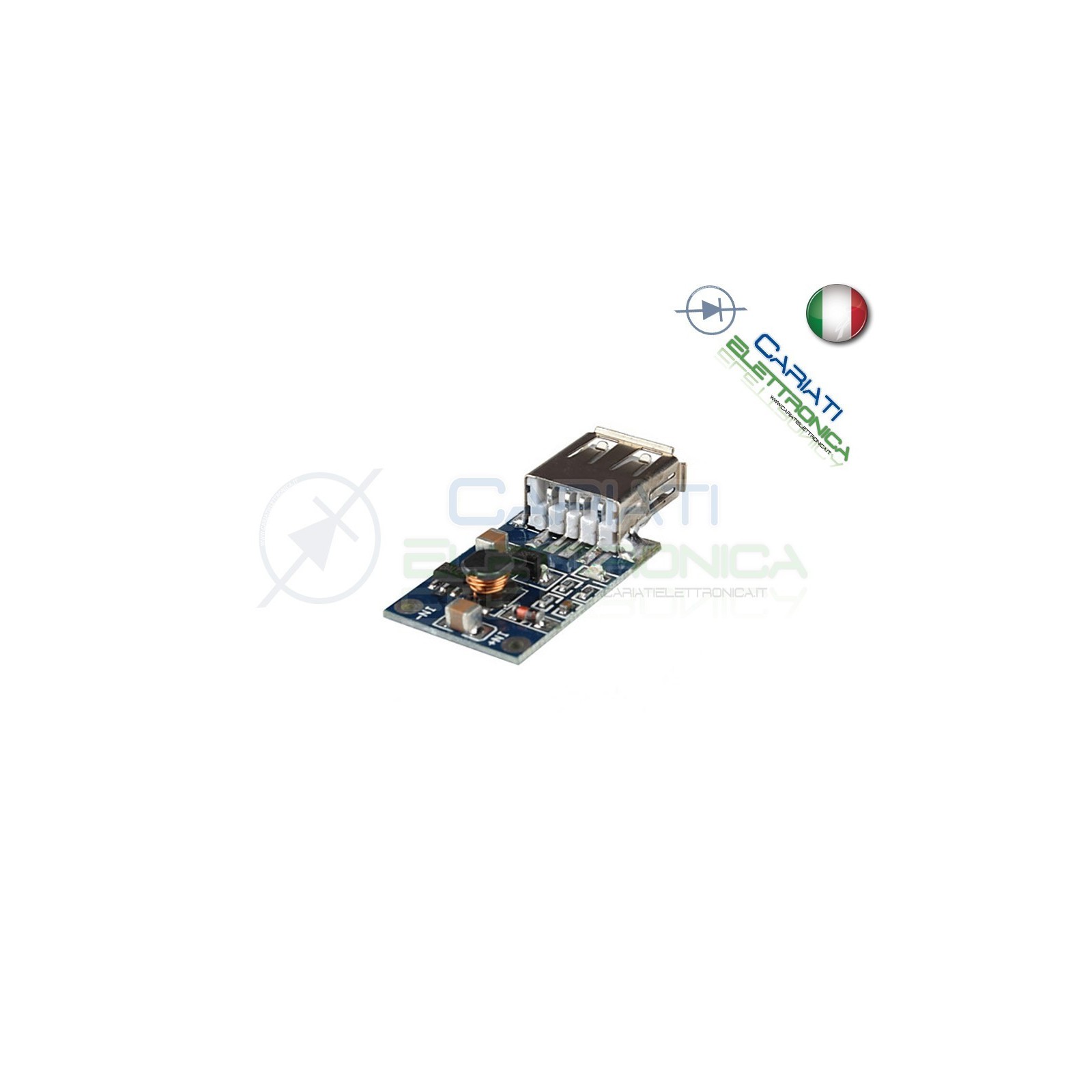 Convertitore modulo DC DC Step Up Boost ingresso da 1 a 5V uscita 5V 500mA USB Generico