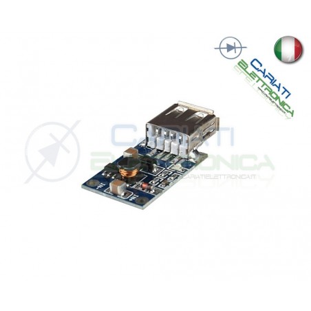 Convertitore modulo DC DC Step Up Boost ingresso da 1 a 5V uscita 5V 500mA USB Generico