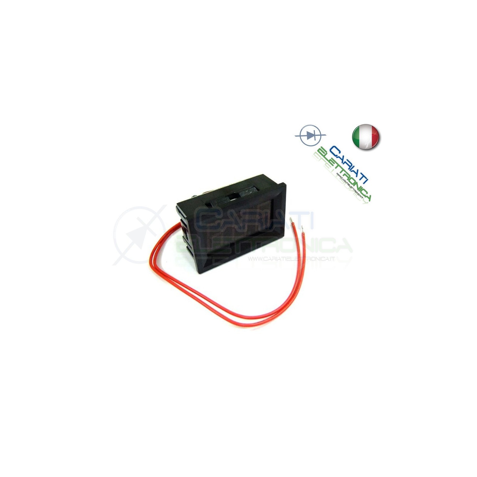 Display Lcd VERDE Voltometro AC da pannello 60V-500V Tensione Tester