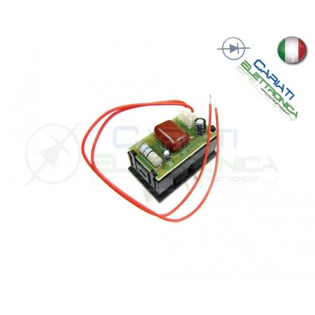 Display Lcd VERDE Voltometro AC da pannello 60V-500V Tensione Tester