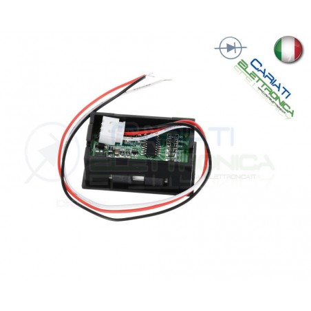 Display Lcd VERDE Voltometro DC da pannello 0V-100V Tensione Tester