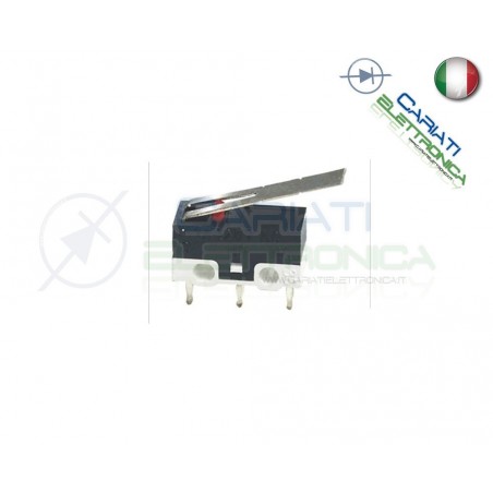 10 Pezzi MicroSwitch a leva Pulsante Fine Corsa Micro Switch PCB