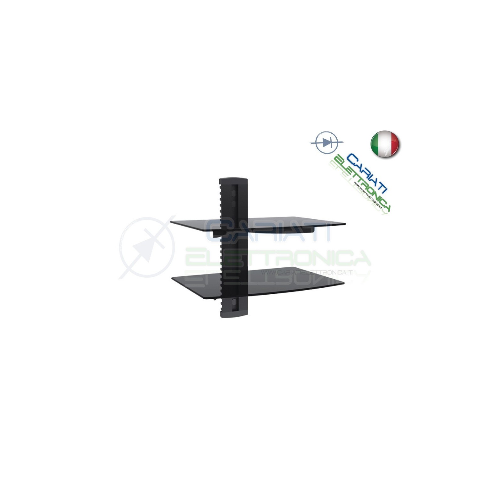 MENSOLA SUPPORTO PER TV DVD XBOX PS3 SKY STEREO AUDIO VIDEO CONSOLE