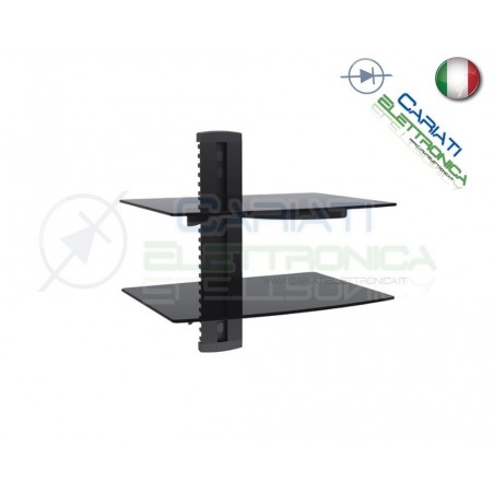 MENSOLA SUPPORTO PER TV DVD XBOX PS3 SKY STEREO AUDIO VIDEO CONSOLE