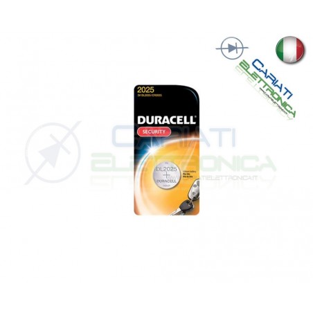BATTERIA DURACELL LITHIUM 2025 CR2025 CR 2025 DL2025 Duracell