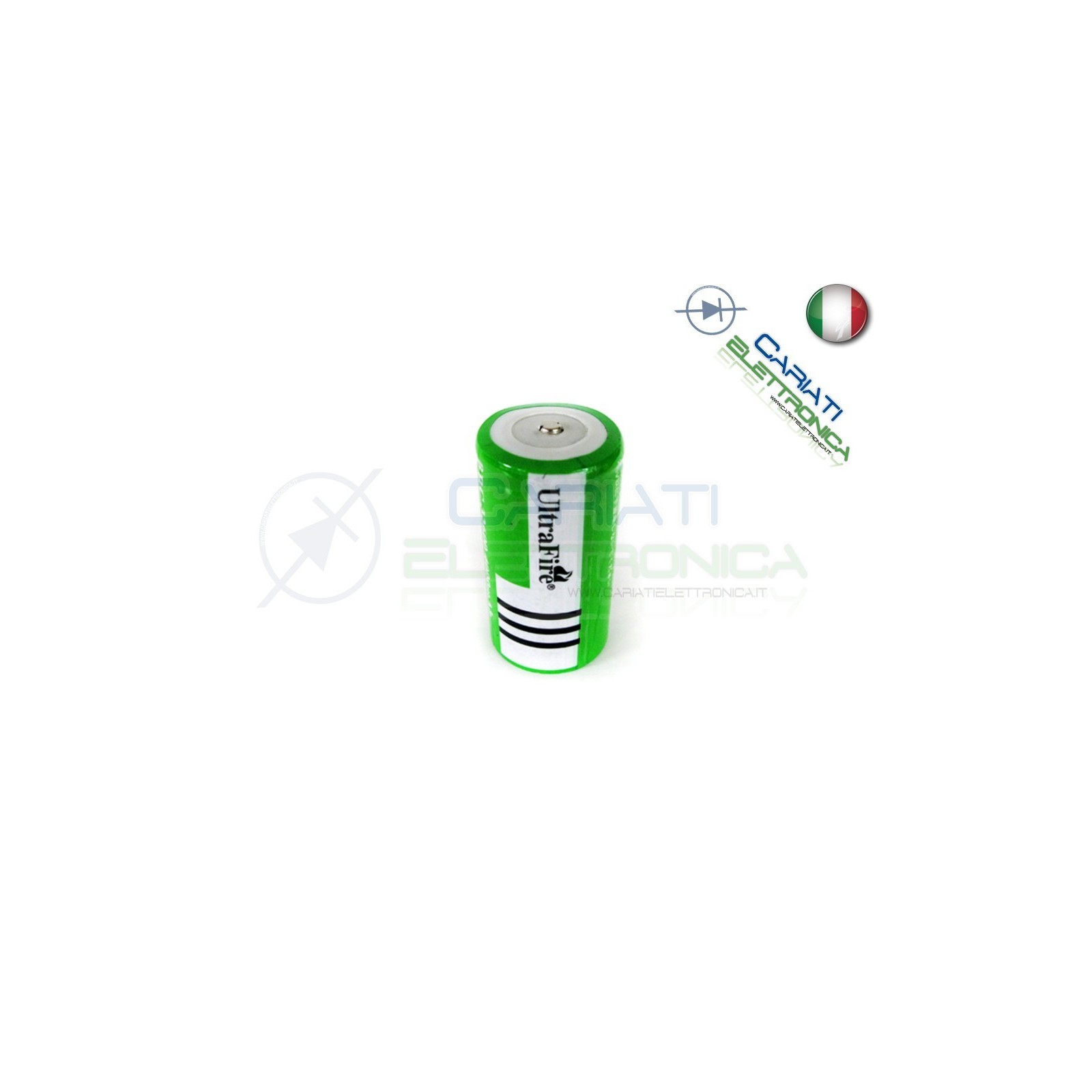 BATTERIA TORCIA TORCIONE RICARICABLE PILA 32600 4000mah 3v