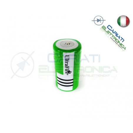 BATTERIA TORCIA TORCIONE RICARICABLE PILA 32600 4000mah 3v