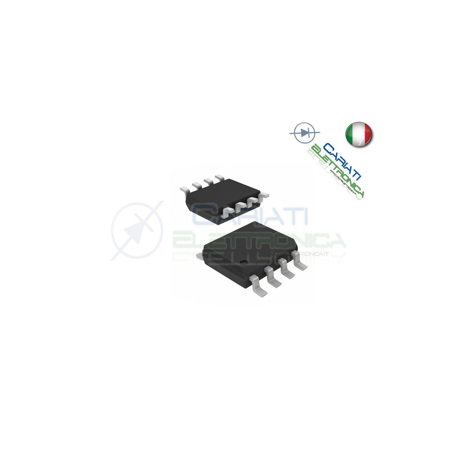 4 PEZZI NE555 SMD SOIC-8 Temporizzatore Timer