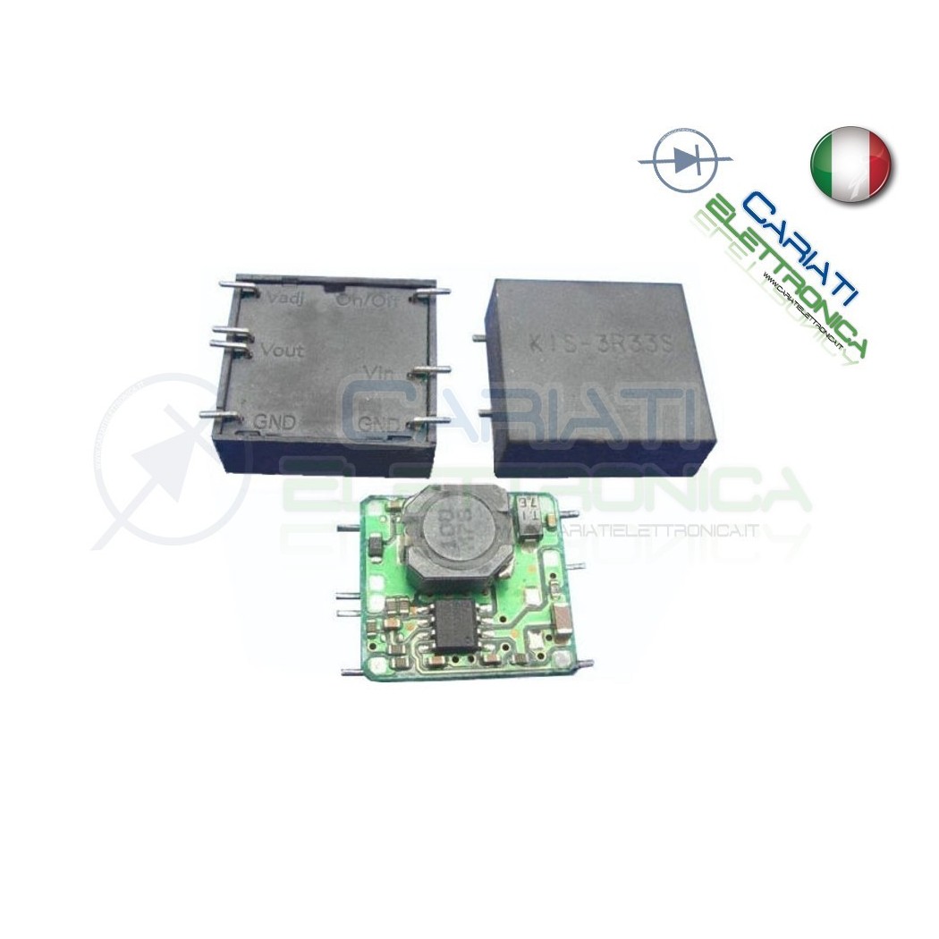 CONVERTITORE DC DC KIS 3R33S step-down 4.75V-23V 3AGenerico