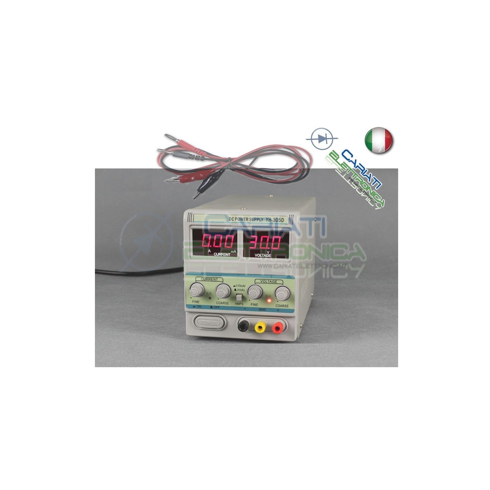 305D Alimentatore da banco variabile 0 - 30 V 5 A Stabilizzato
