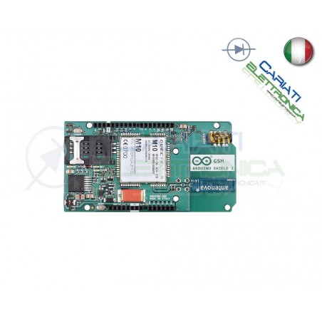 Arduino GSM Shield 2 con antenna integrata - SIM NON inclusaArduino