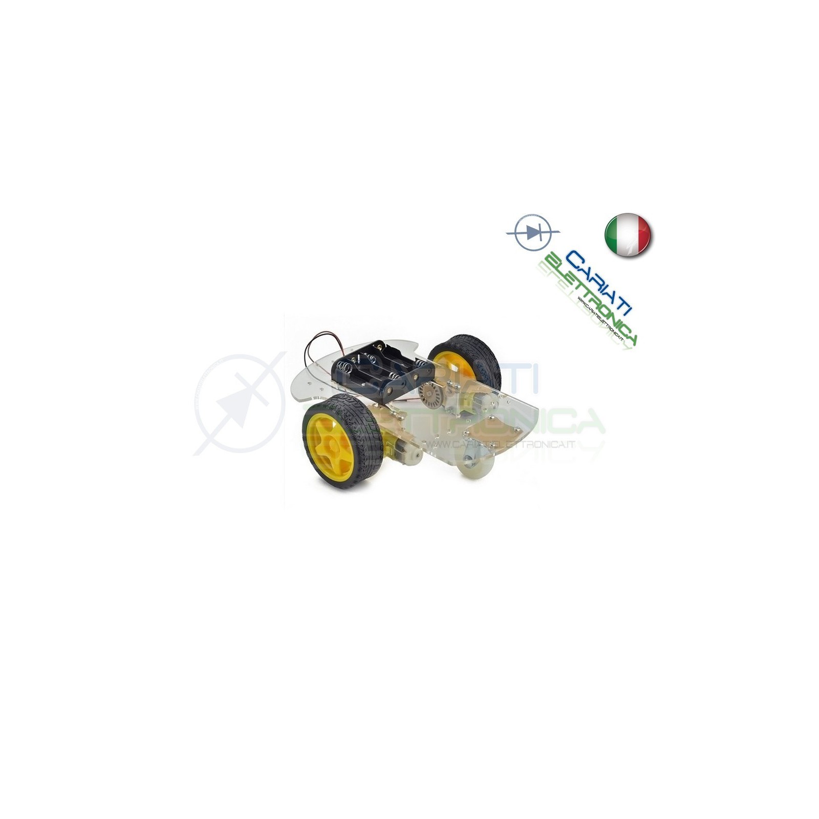 KIT Robot Car chassis piattaforma shield Arduino Pic