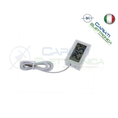 TERMOMETRO DIGITALE LCD CON SONDA ACQUARIO FRIGO MISURA TEMPERATURA AMBIENTE