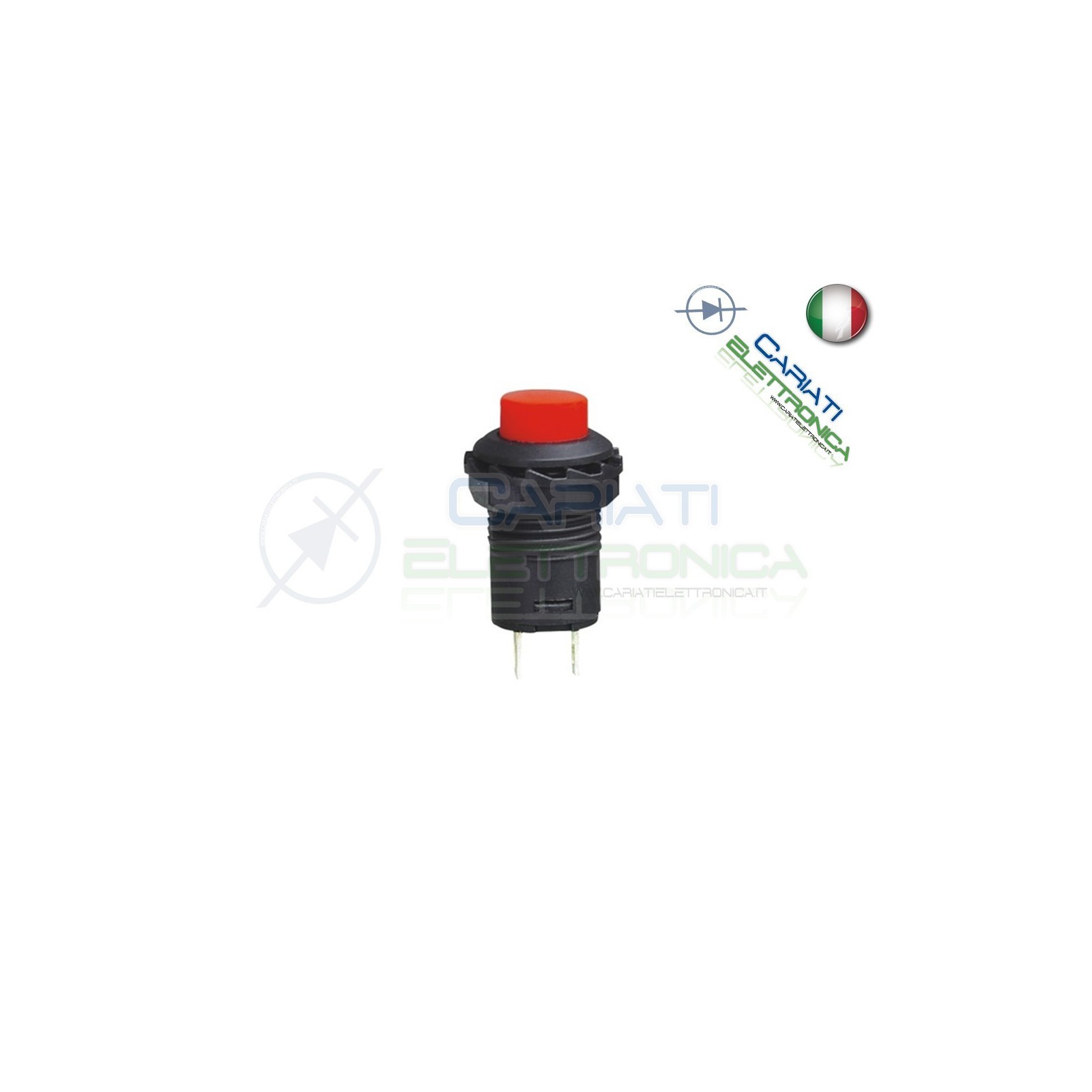 INTERRUTTORE DA PANNELLO 1A ROSSO