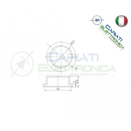 2 PEZZI CAPPUCCI CAPPUCCIO COVER INTERRUTTORI
