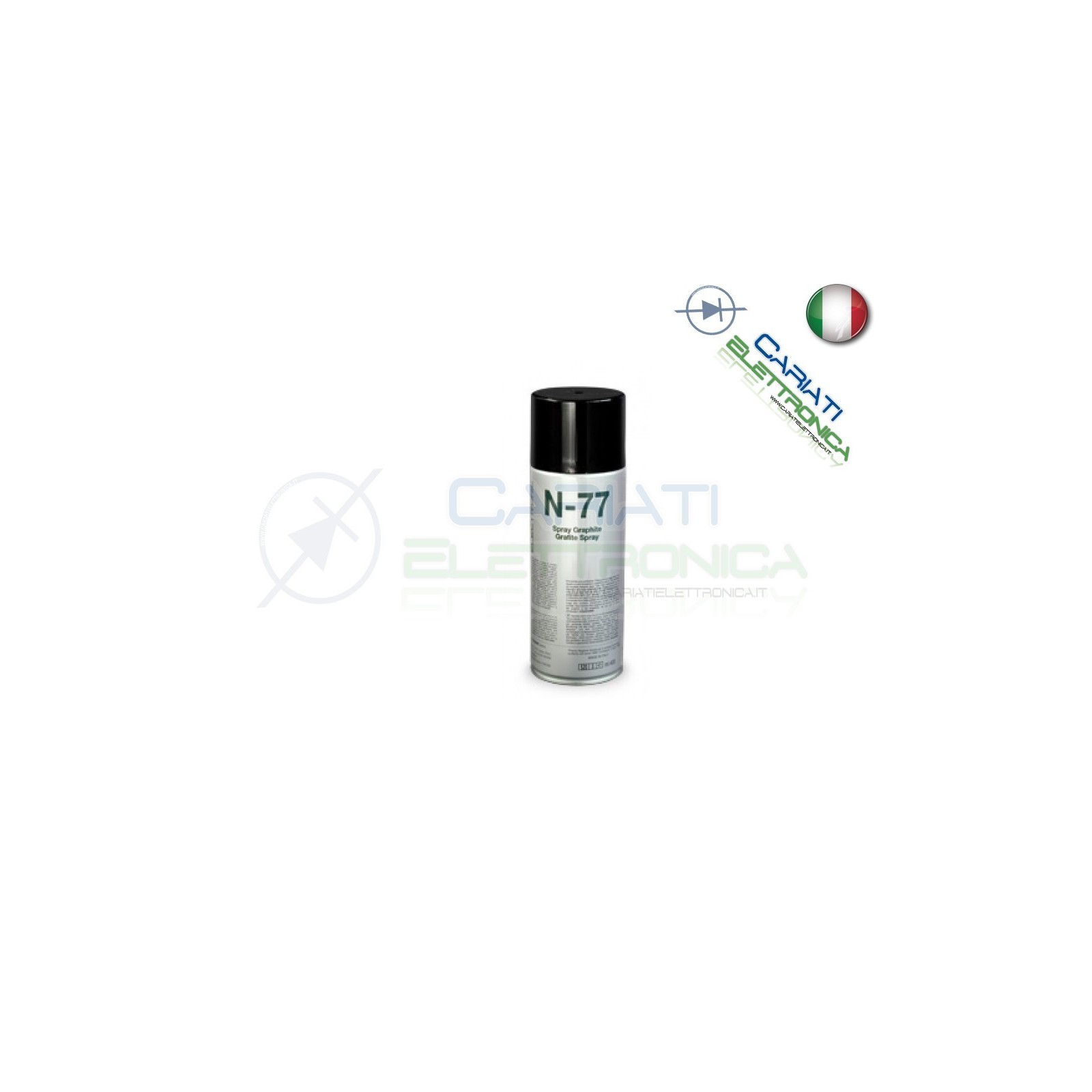 N-77 DUE-CI 400ML SPRAY TECNICO GRAFITE ELETTROCONDUTTIVA PER ELETTRONICA Due-Ci