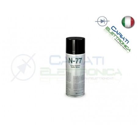 N-77 DUE-CI 400ML SPRAY TECNICO GRAFITE ELETTROCONDUTTIVA PER ELETTRONICA Due-Ci