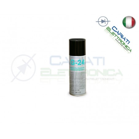 G-24 200ml DUE-CI SPRAY TECNICO PULISCICONTATTI SPECIALE PER ELETTRONICA G24Due-Ci