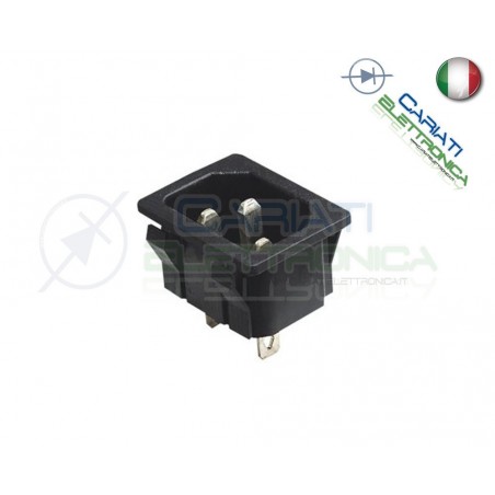 CONNETTORE ALIMENTAZIONE AC SPINA 10A MASCHIO