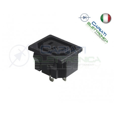 CONNETTORE ALIMENTAZIONE AC SPINA 10A FEMMINA