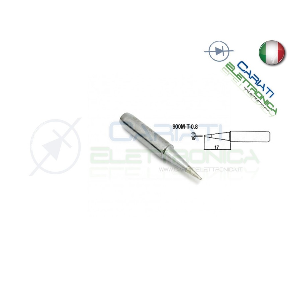 Punta 900M-T-0.8 stazione saldante stilo punte ricambio 0.8mmGuangzhou Yihua Electronic Equipment Co.,Ltd.